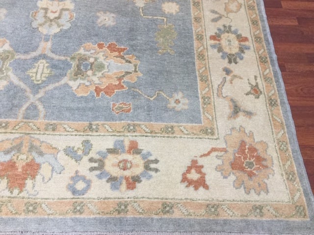 Vintage Turkish Ushak Rug-3934 - 8