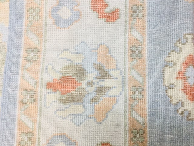 Vintage Turkish Ushak Rug-3934 - 9