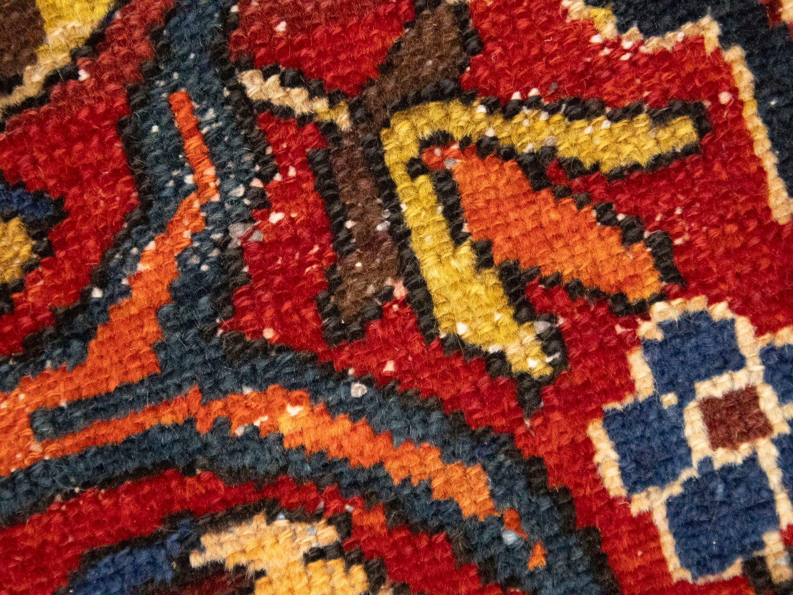 Vintage Red Floral 10X15 Bakhtiari Persian Rug - 13