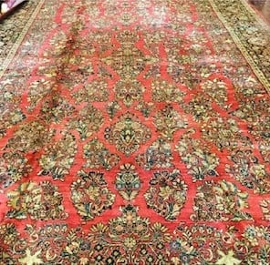 Antique Persian Large size Sarouk Rug-1129 - 2