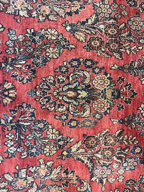 Antique Persian Large size Sarouk Rug-1129 - 8