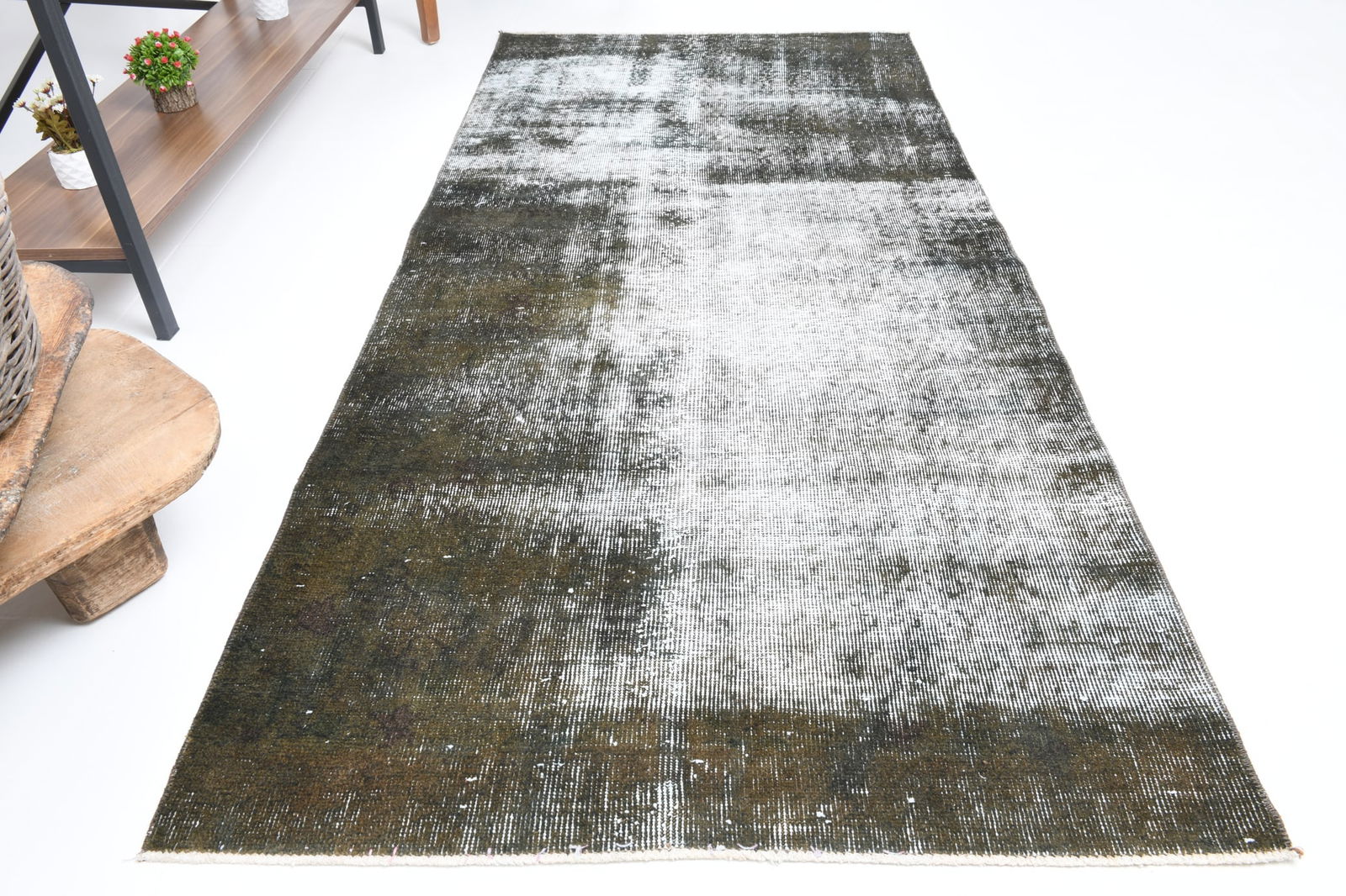 3'1'' x 6'9'' Turkish Vintage Runner Rug - 7218 - 6