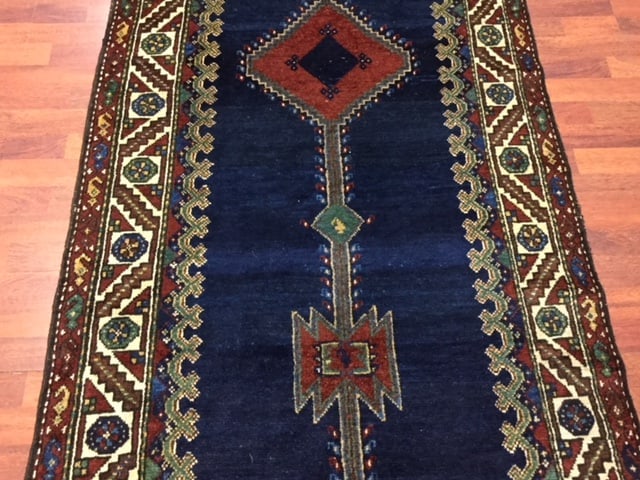 Antique Persian singed northwest Runner-4296 - 4