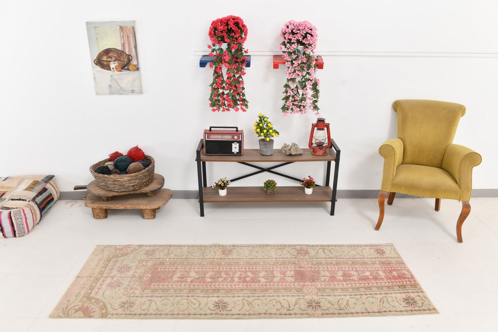 2'6'' x 7'3'' Turkish Vintage Runner Rug - 23987 - 5