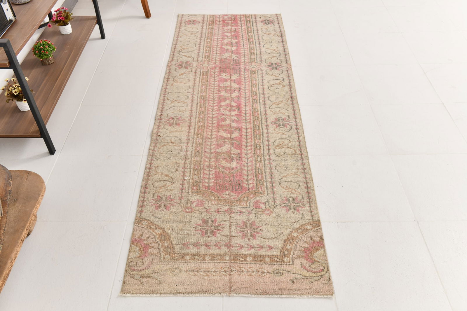 2'6'' x 7'3'' Turkish Vintage Runner Rug - 23987 - 8