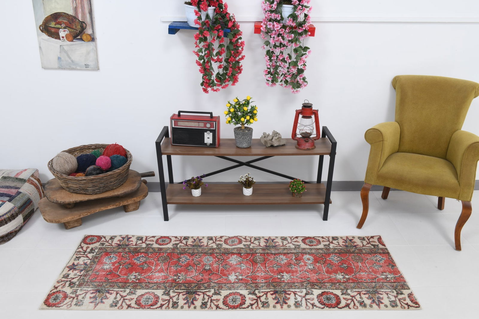 2'3'' x 6'6'' Turkish Vintage Runner Rug - 21342 - 5