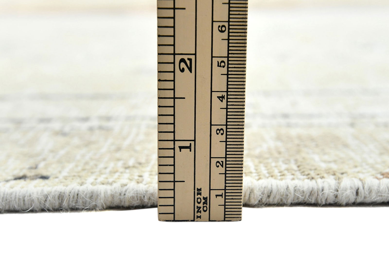 Muted Beige Antique Floral Traditional 6X10 Distressed Vintage Oriental Rug - 10