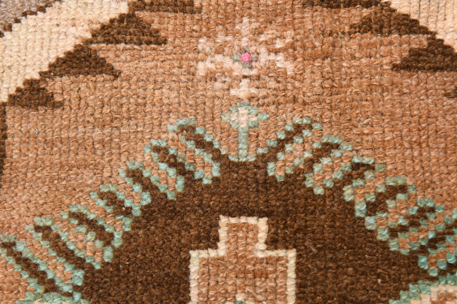 1'1'' x 2'10'' Unique Handmade Vintage Rug - 19474 - 11