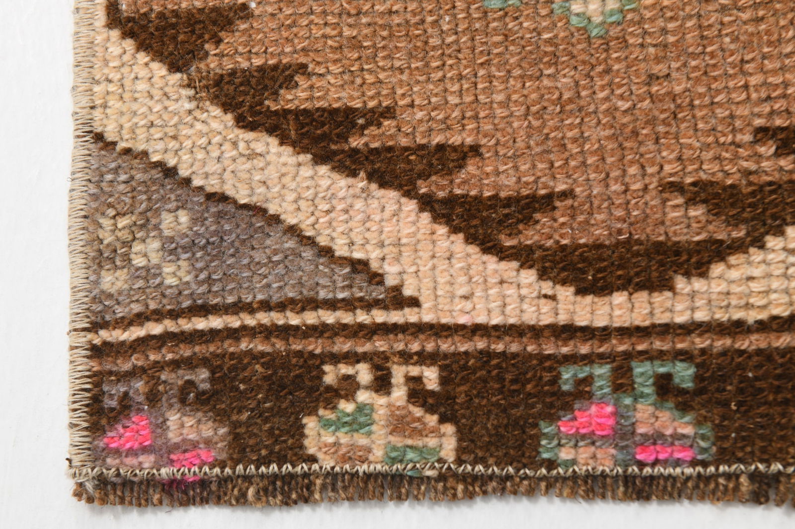 1'1'' x 2'10'' Unique Handmade Vintage Rug - 19474 - 13