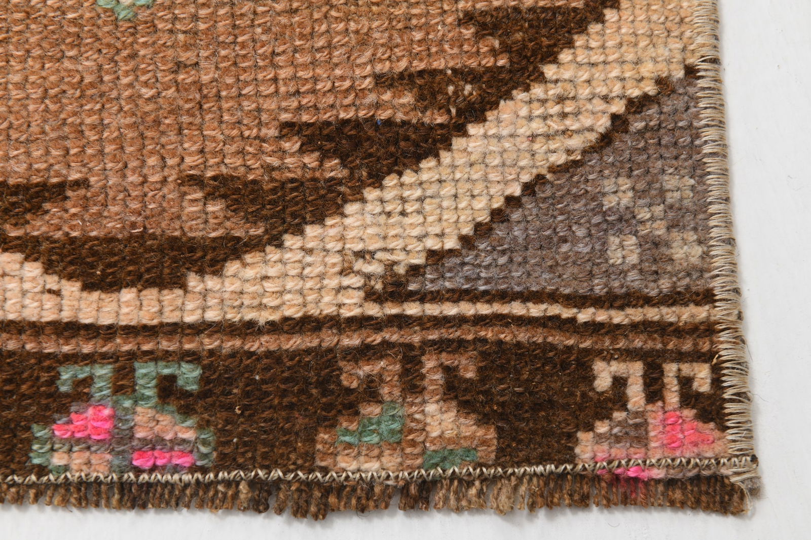 1'1'' x 2'10'' Unique Handmade Vintage Rug - 19474 - 14