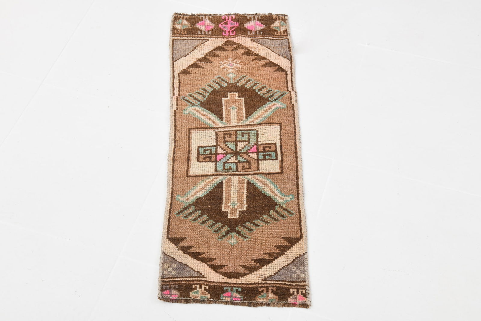 1'1'' x 2'10'' Unique Handmade Vintage Rug - 19474 - 2