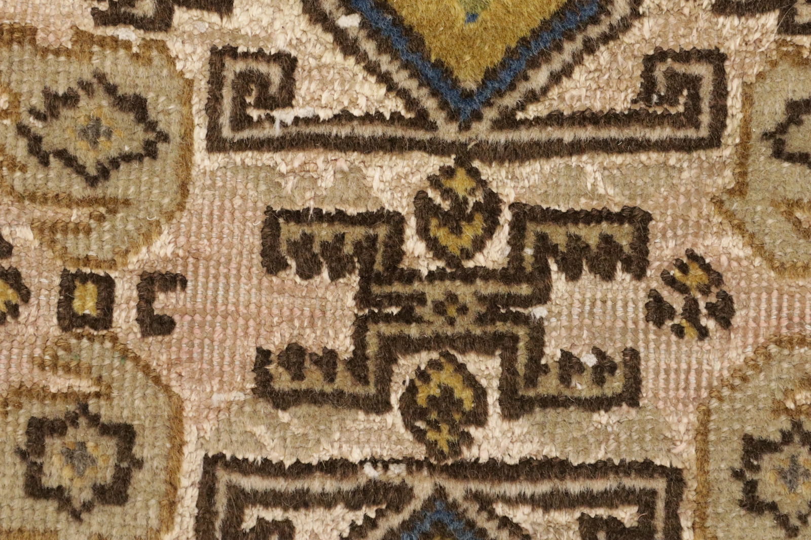 Cream Floral 4X6 Semi Antique Vintage Oriental Persian Rug - 15