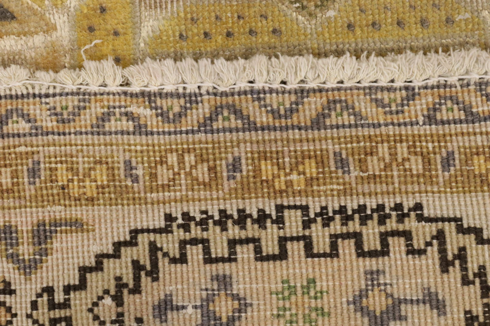 Cream Floral 4X6 Semi Antique Vintage Oriental Persian Rug - 20