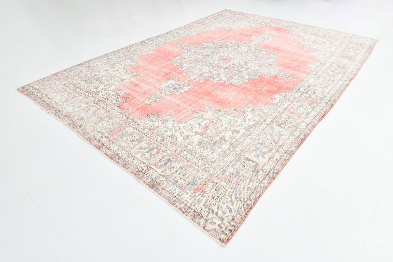 8'11'' x 12'9'' Turkish Vintage Runner Rug - 19954 - 3