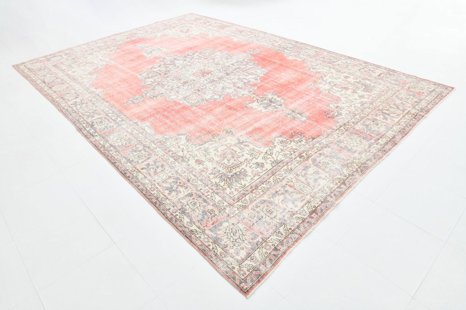 8'11'' x 12'9'' Turkish Vintage Runner Rug - 19954 - 4