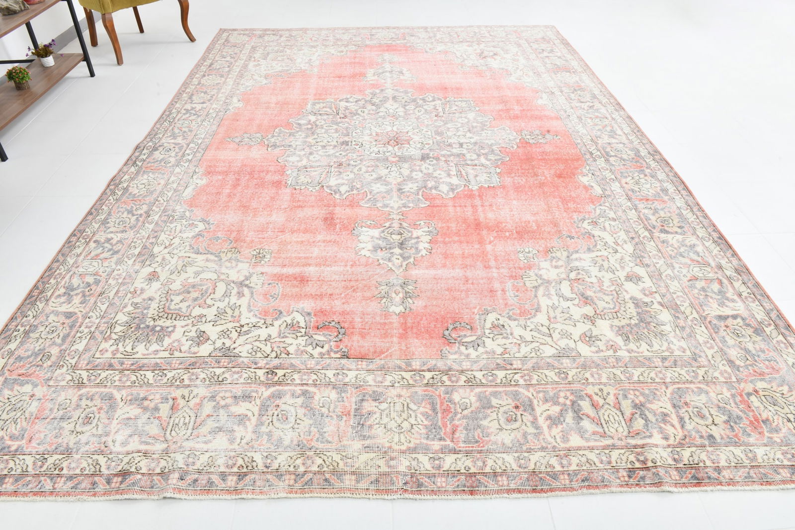 8'11'' x 12'9'' Turkish Vintage Runner Rug - 19954 - 8