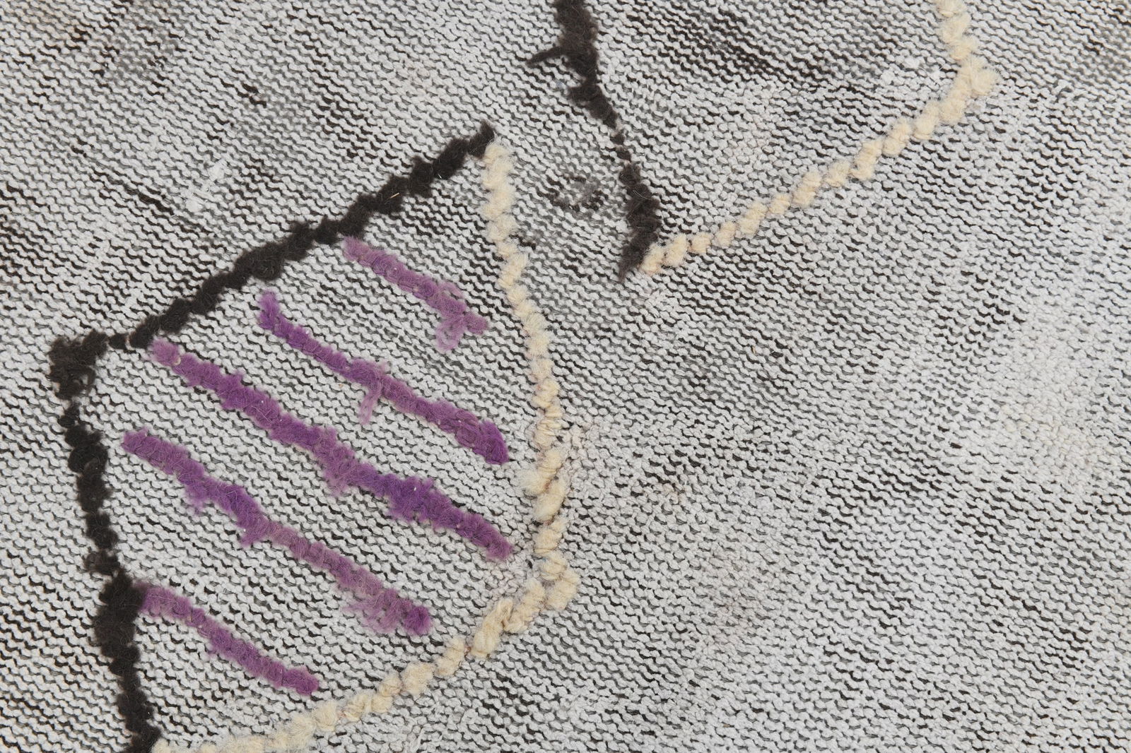 6'2'' x 7'10'' Handmade Vintage Wool Rug - 230 - 10