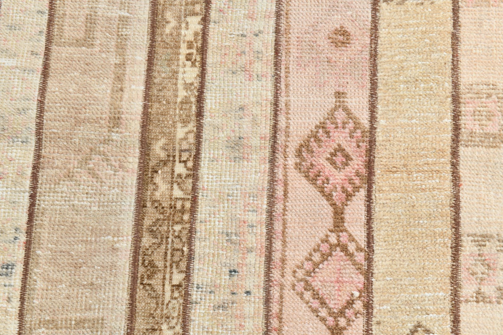 2'3'' x 10'4'' Handmade Vintage Wool Patchwork Rug - 22512 - 10