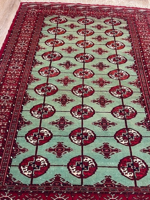 Vintage Persian TUrkoman Rug-5332 - 4