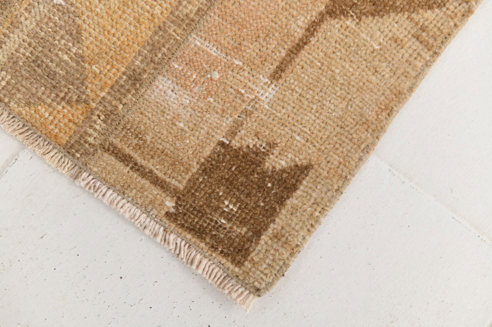 2'0'' x 9'9'' Handmade Vintage Wool Rug - 24208 - 13