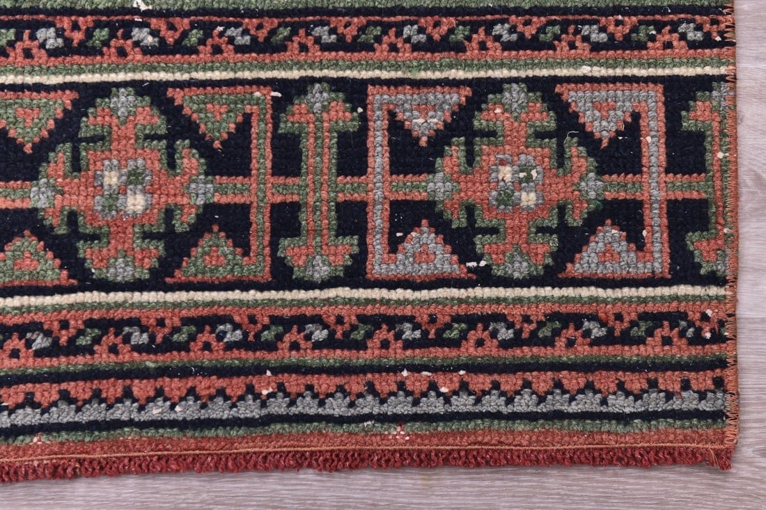 2'6'' x 11'5'' Turkish Vintage Runner Rug - 244686 - 11