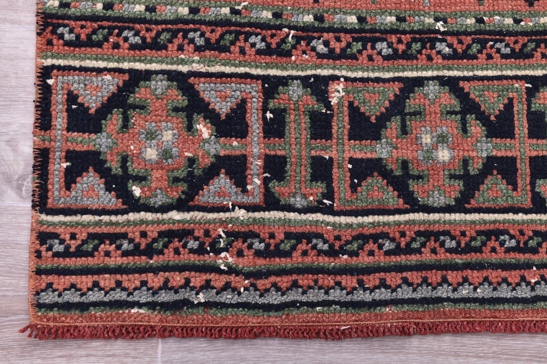 2'6'' x 11'5'' Turkish Vintage Runner Rug - 244686 - 9