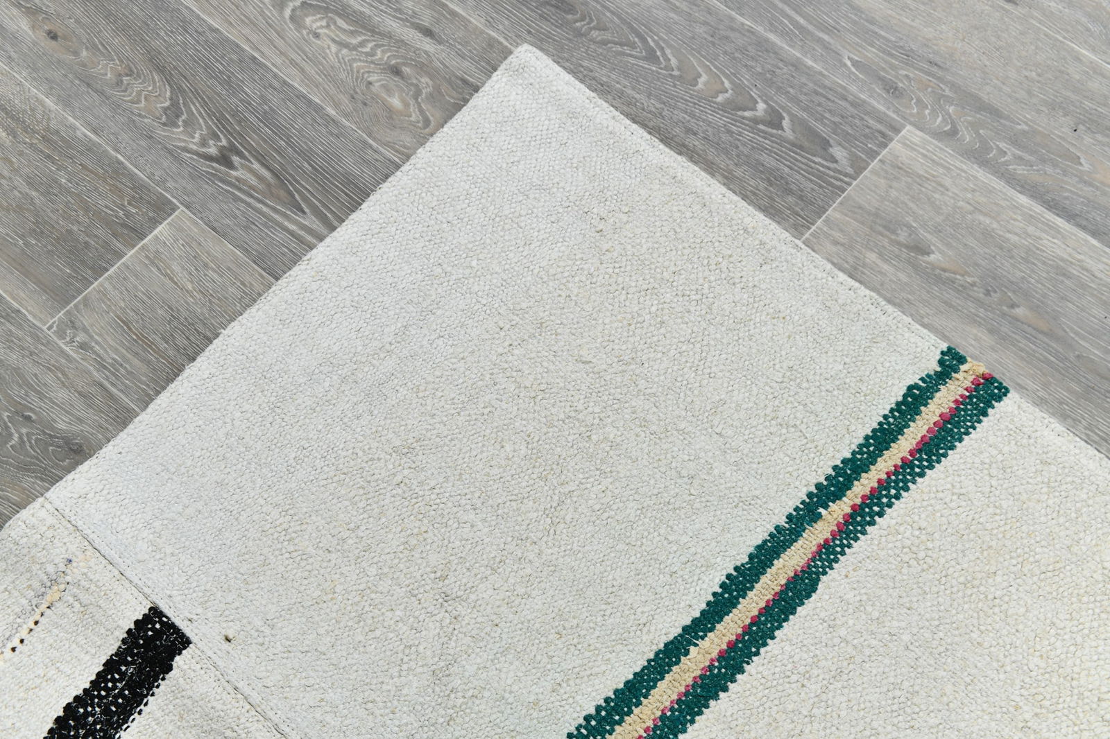 8'6'' x 10'2'' Turkish Vintage Hemp Rug - 53317 - 13