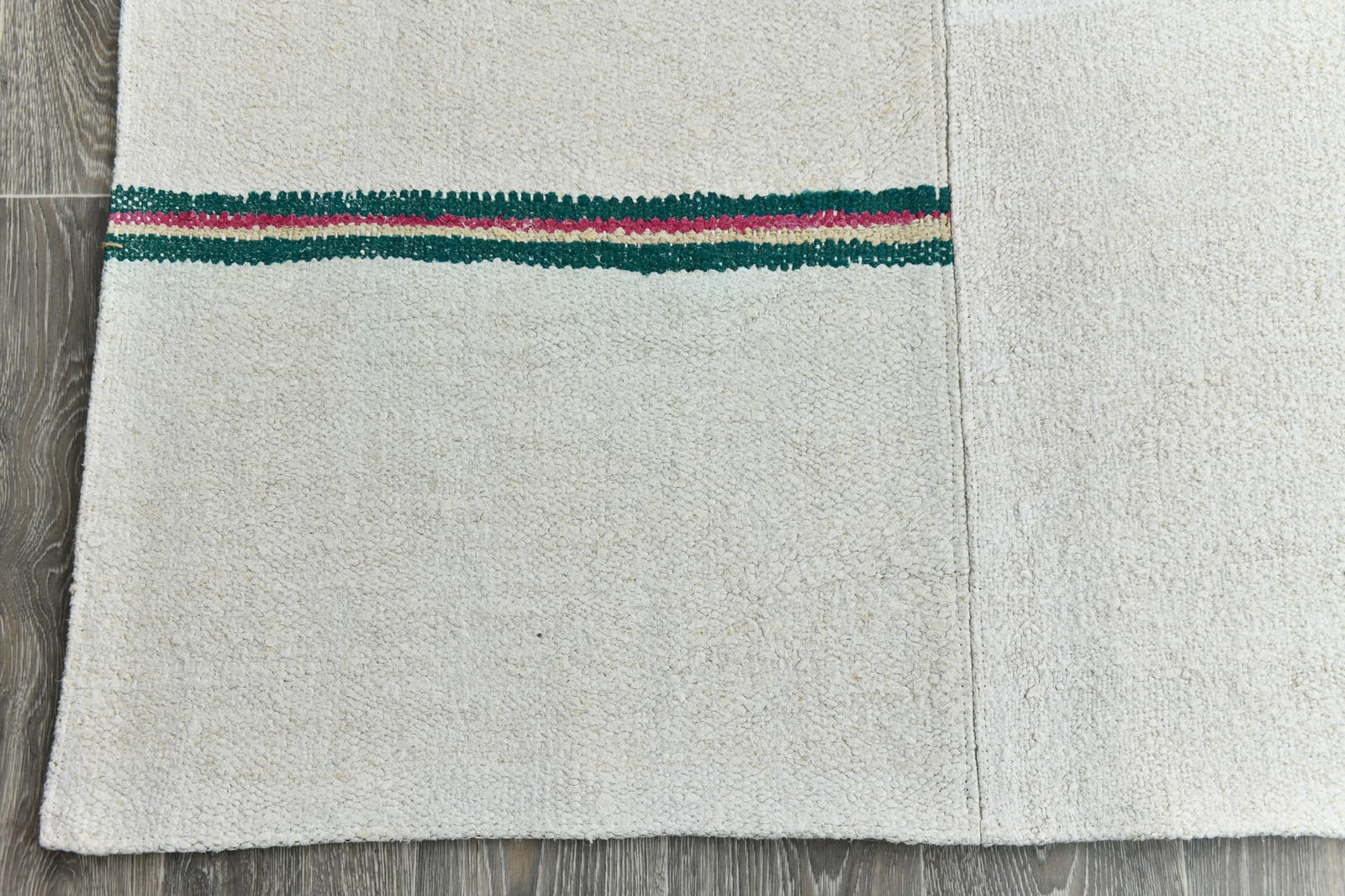 8'6'' x 10'2'' Turkish Vintage Hemp Rug - 53317 - 14