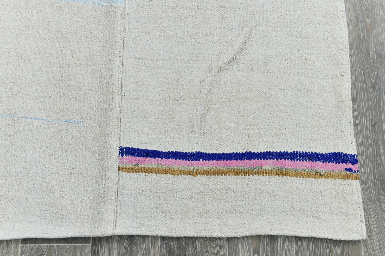 8'6'' x 10'2'' Turkish Vintage Hemp Rug - 53317 - 16