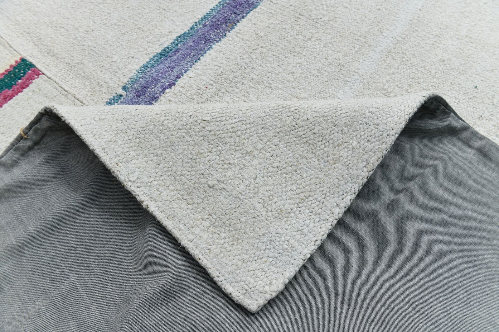 8'6'' x 10'2'' Turkish Vintage Hemp Rug - 53317 - 19