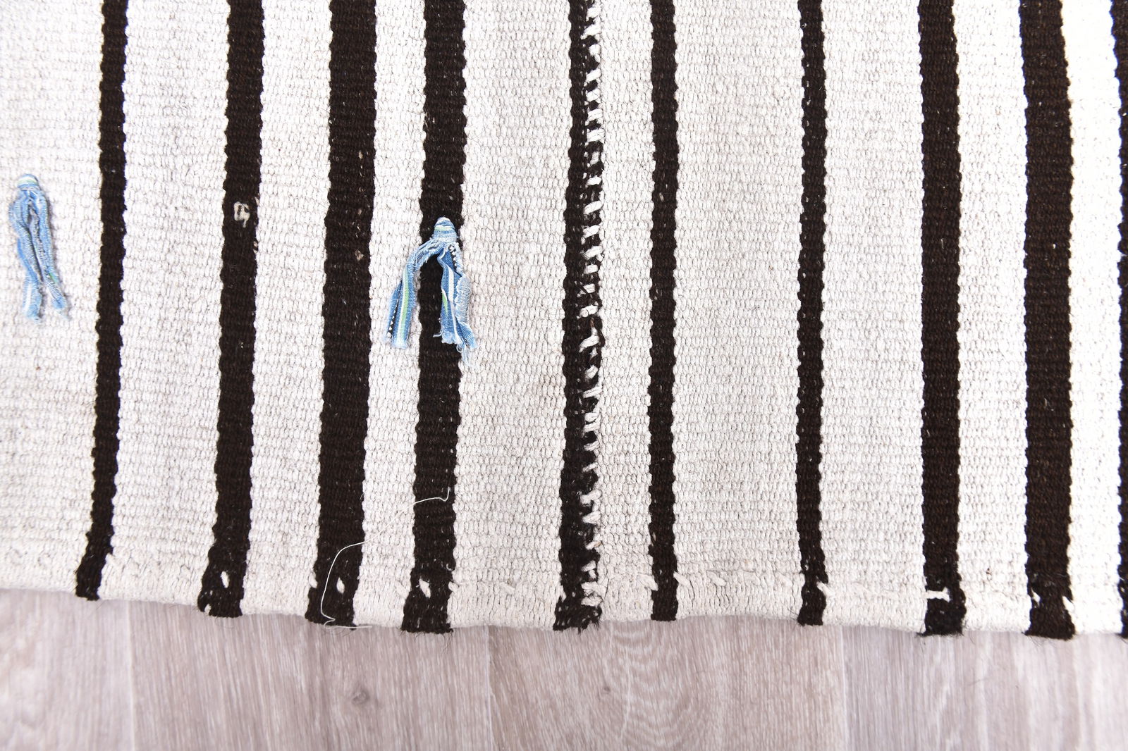 8'9'' x 8'4'' Turkish Vintage Hemp Rug - 240062 - 9