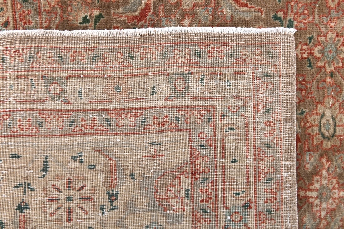 9'5'' x 11'8'' Handmade Vintage Wool Rug - 242596 - 14