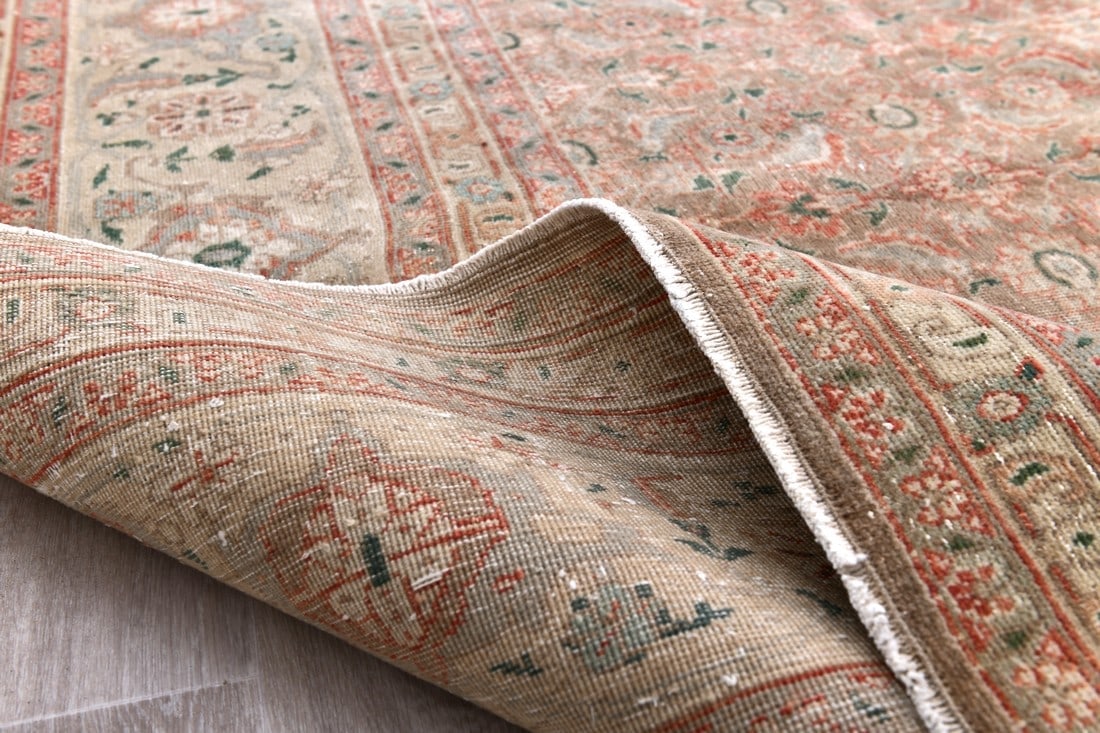 9'5'' x 11'8'' Handmade Vintage Wool Rug - 242596 - 17