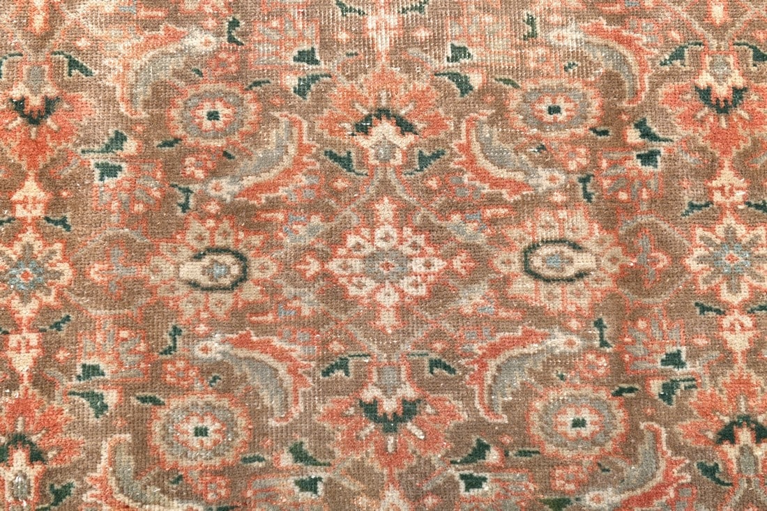 9'5'' x 11'8'' Handmade Vintage Wool Rug - 242596 - 8