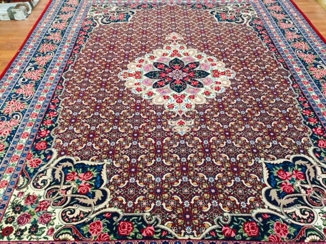 Vintage persian Bidjar Rug-, excellent, 9 '.x 12' - 2