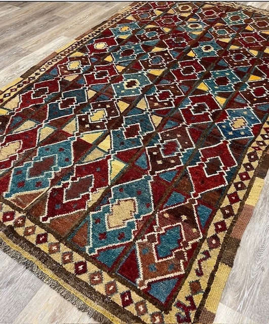 Antique Tribal Beshir Turkoman Rug-32235 - 4