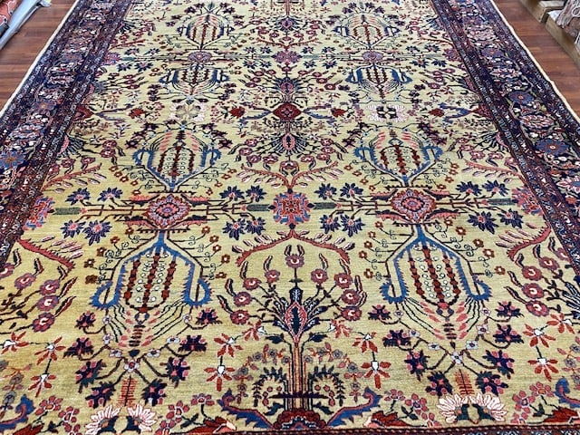Antique persian Farahan Sarouk Rug-4784 - 3