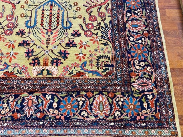 Antique persian Farahan Sarouk Rug-4784 - 4