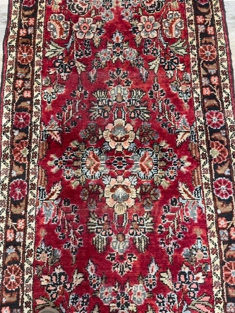Antique Persian Long Hamadan Runner-3259 - 4