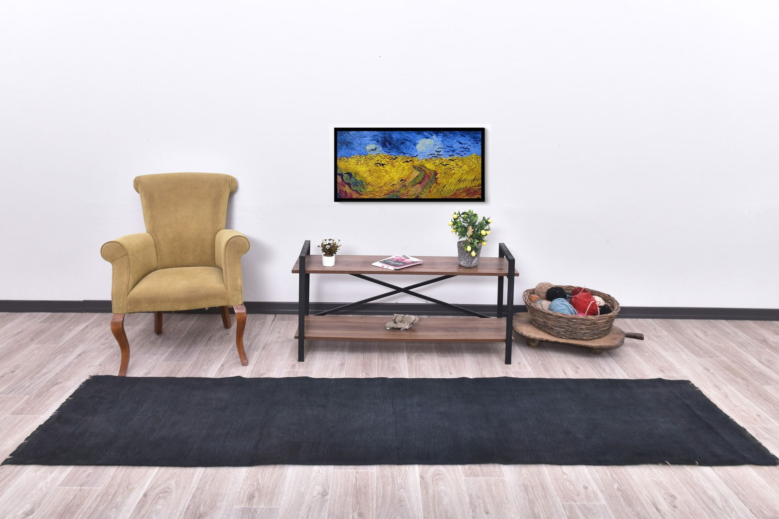 2'3'' x 10'2'' Turkish Vintage Hemp Rug - 240065 (1 of 13)