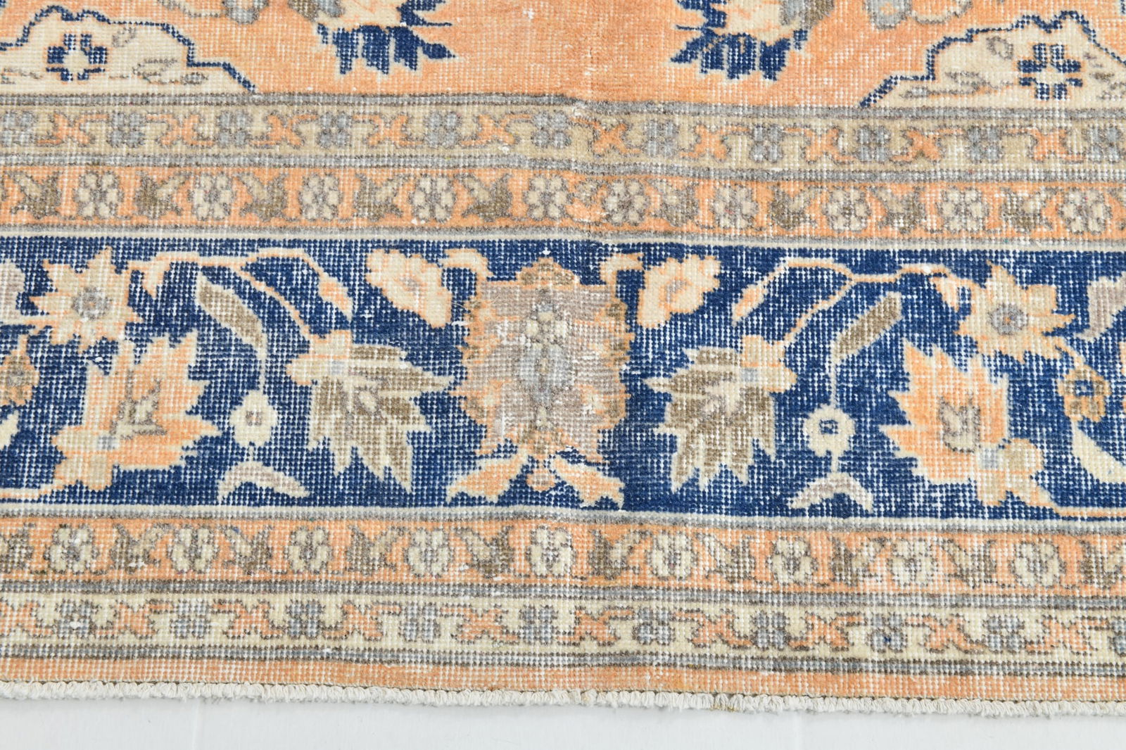 8'5'' x 11'8'' Handmade Vintage Wool Rug - 6937 - 16