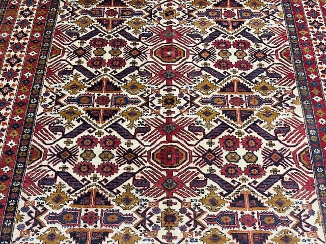 Antique Shirvan Caucasian Rug-5342 - 5