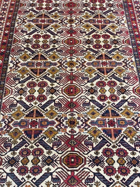 Antique Shirvan Caucasian Rug-5342 - 8