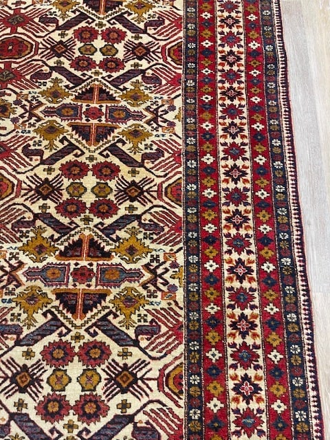 Antique Shirvan Caucasian Rug-5342 - 9