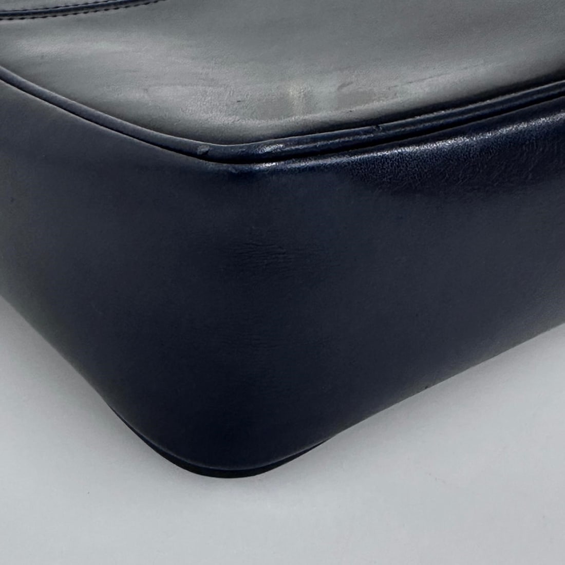 GUCCI Horsebit Vintage Messenger Bag in GG Supreme Canvas and Blue Leather - 10