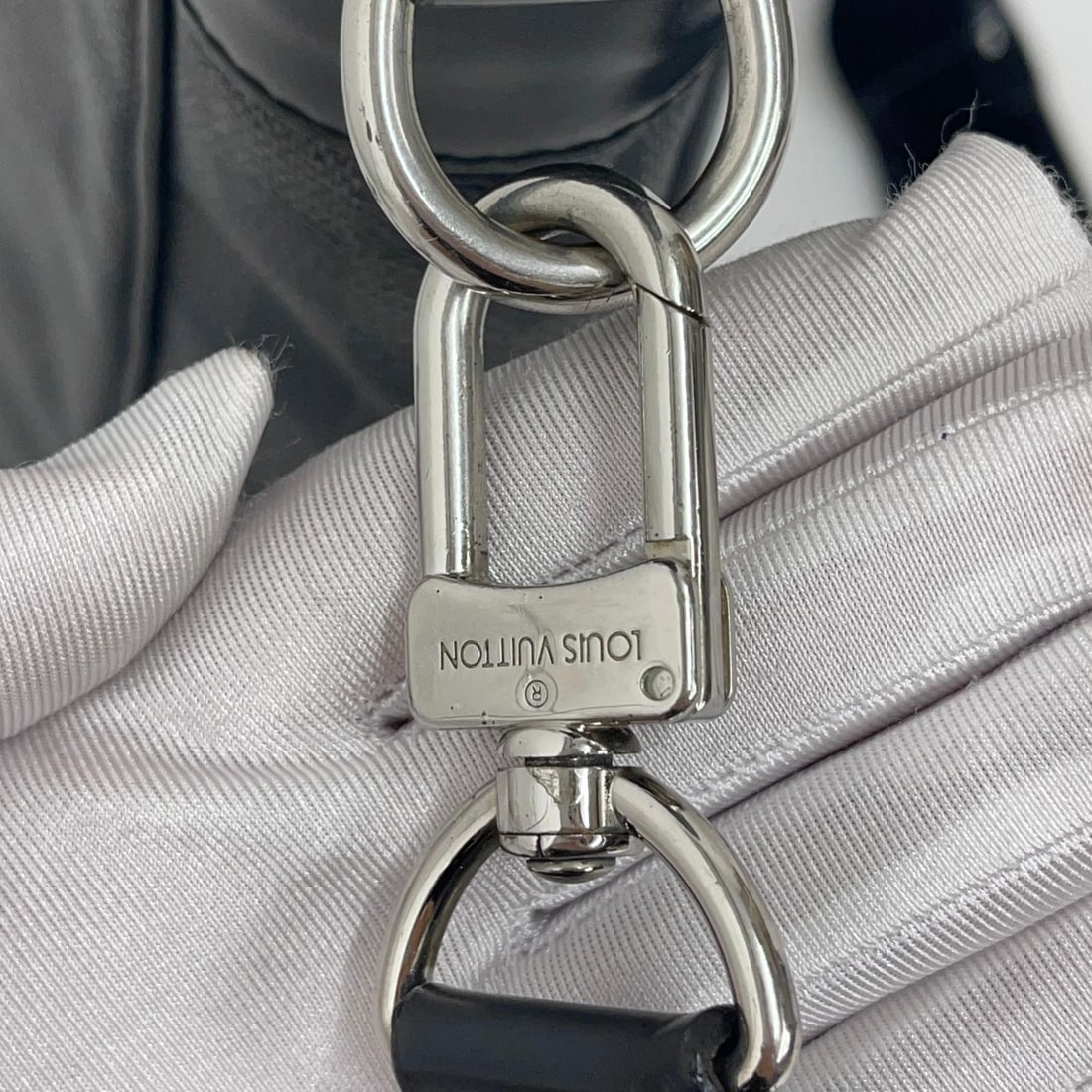 LOUIS VUITTON Document Bag in Damier Graphite - 10