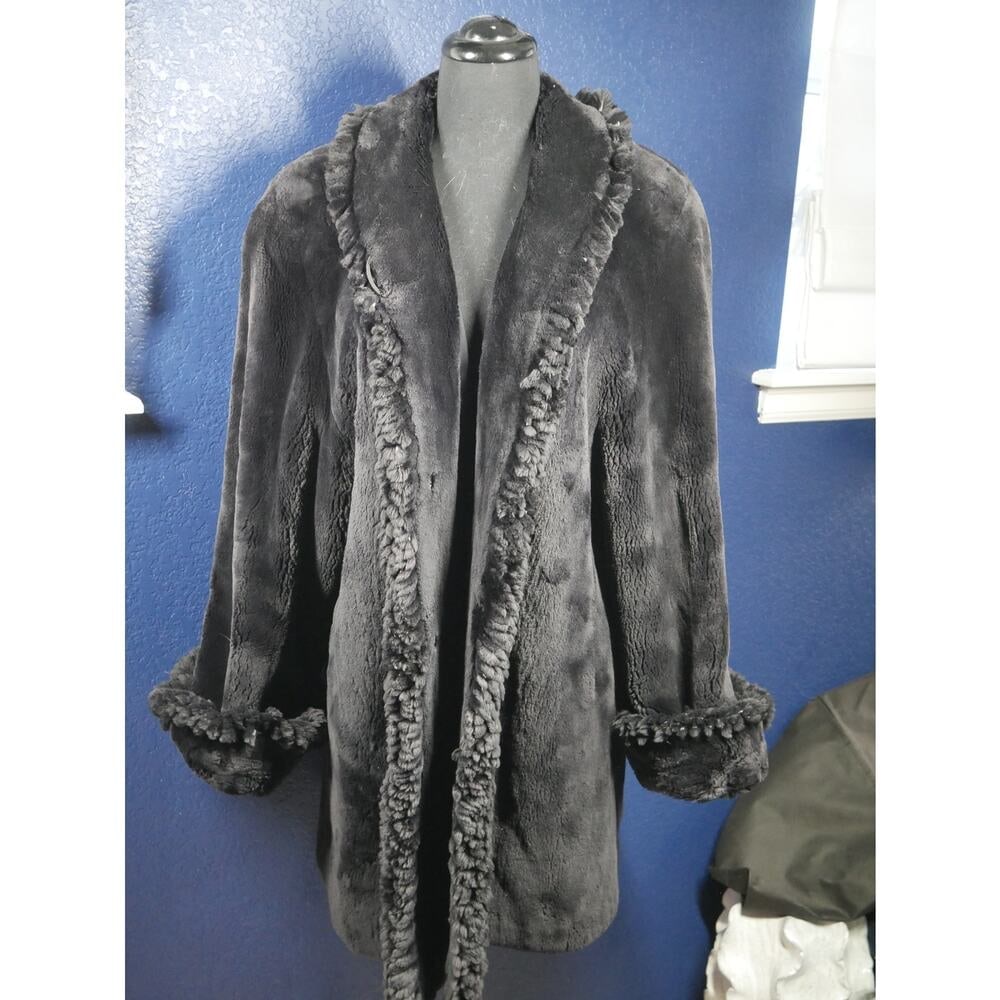 Gorgeous Designer Zuki Sheared Beaver Fur Coat Jacket (1 of 6)