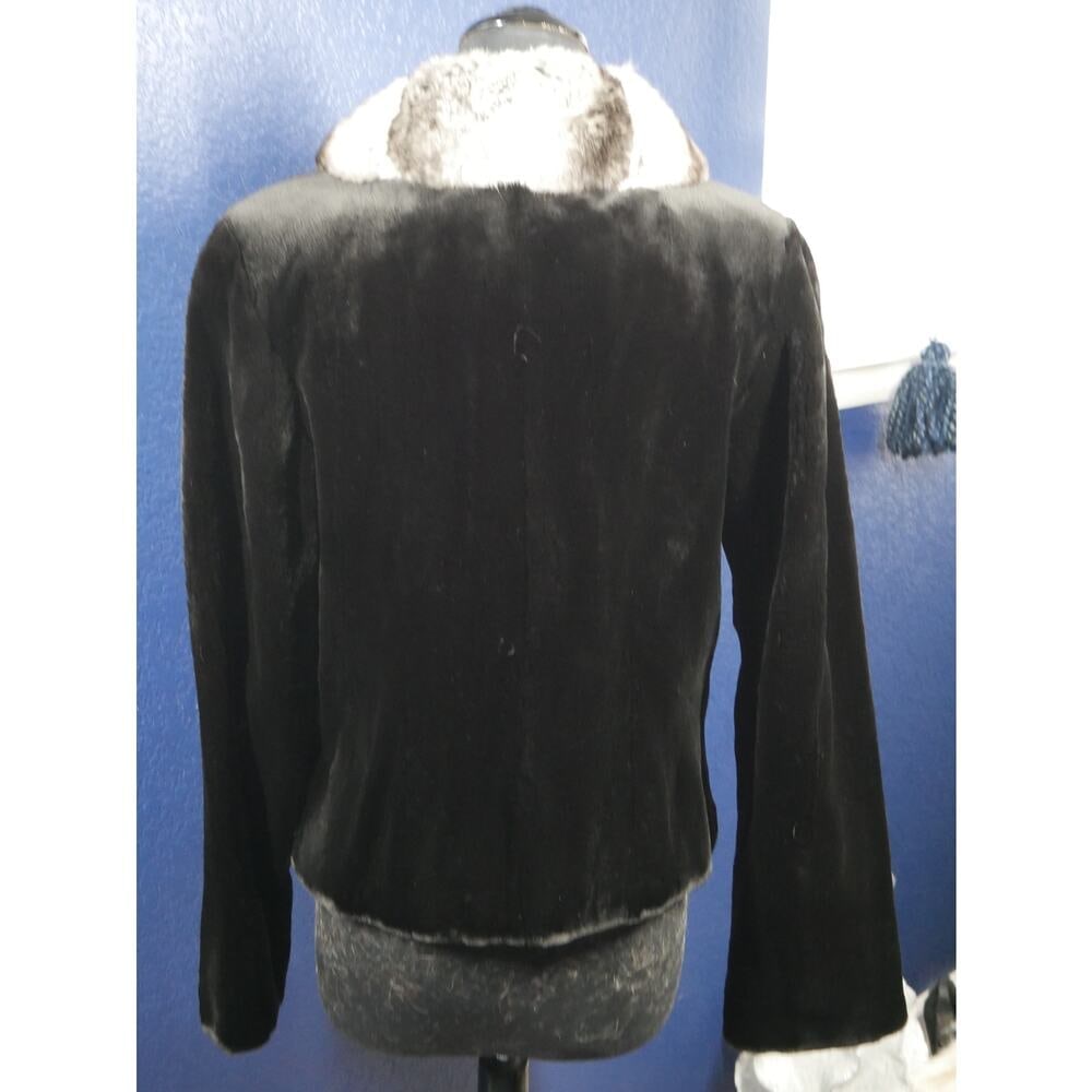 Gorgeous Sheared Mink & Chinchilla Fur Coat Jacket - 4