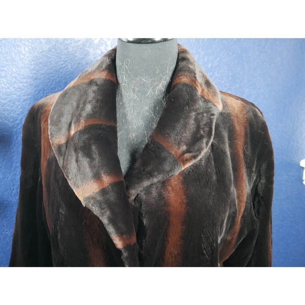 Designer Louis Feraud Sheared Female Mink Fur Cropped Bolero Coat Jacket - 2