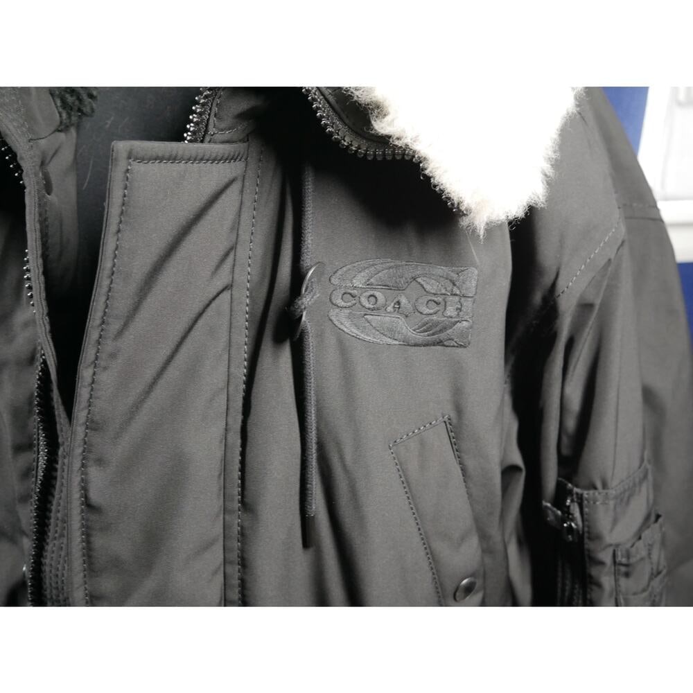 NWT COACH Mens Parka Shearling Fur Coat Jacket $998 XXL 2XL - 2